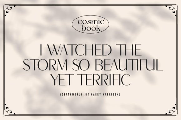 Cosmic Font PNG with transparent background - Preview 3
