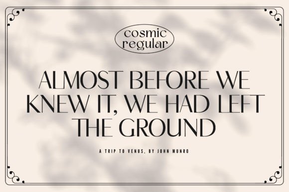 Cosmic Font PNG with transparent background - Preview 4