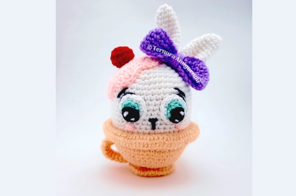 Crochet Pattern Bunny in Mug