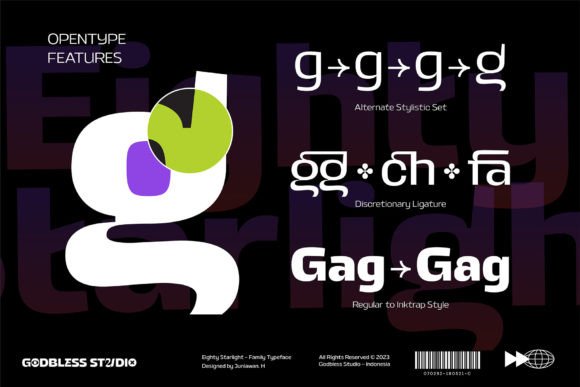 Eighty Starlight Font - Preview 6