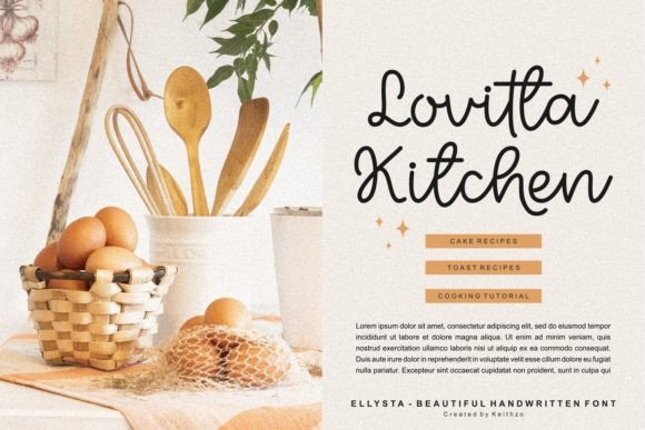 Ellysta Font - Preview 1
