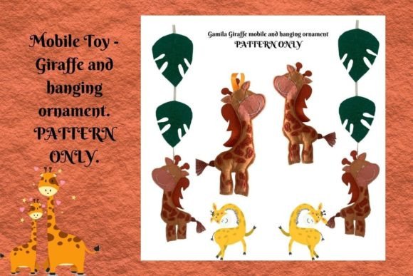 Gamila Giraffe Sewing PATTERN ONLY