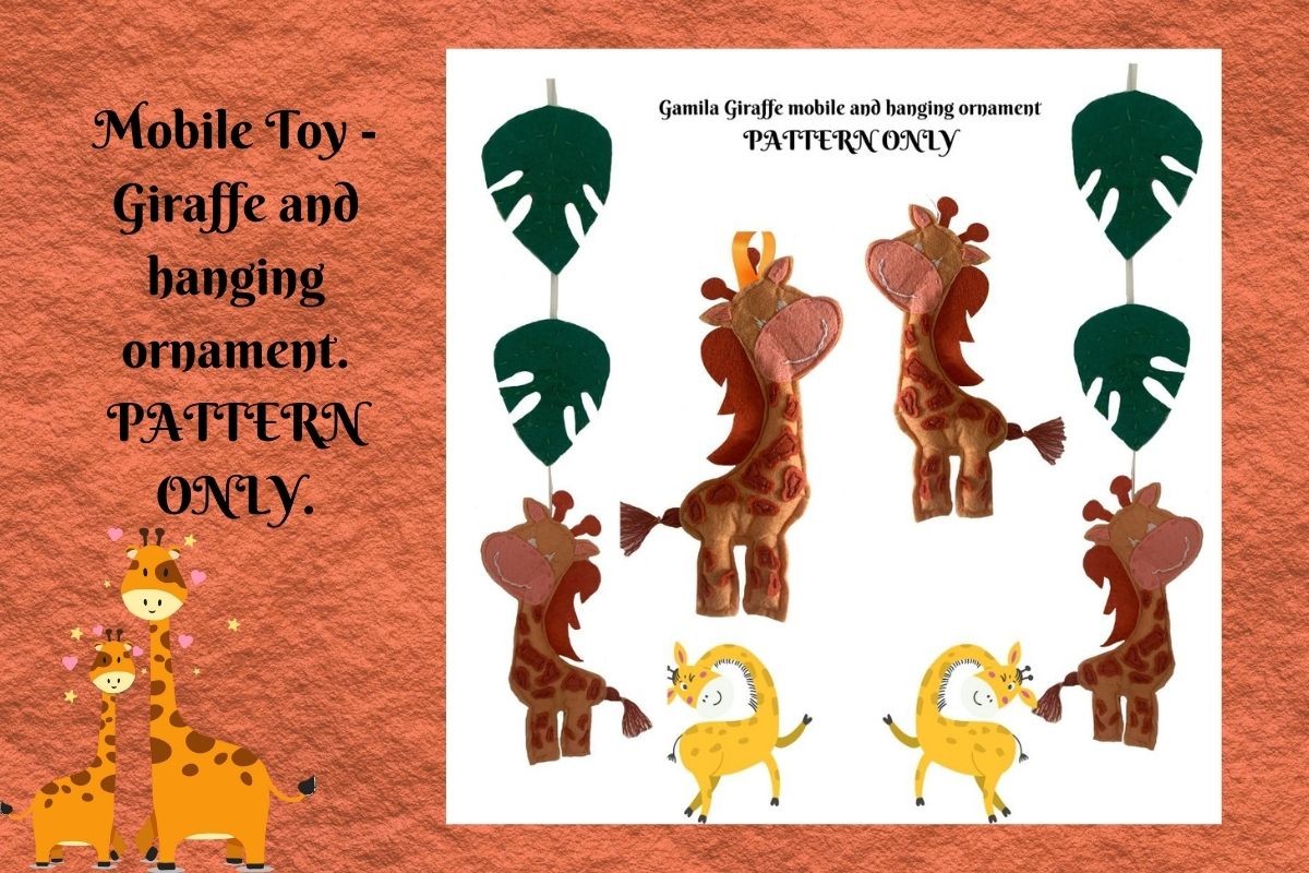 Gamila Giraffe Sewing PATTERN ONLY