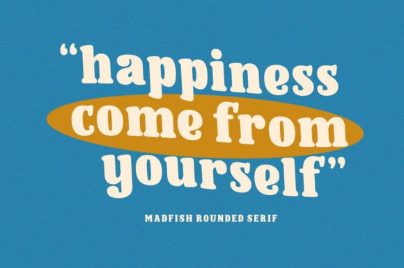 Madfish Typeface Font PNG with transparent background - Preview 1