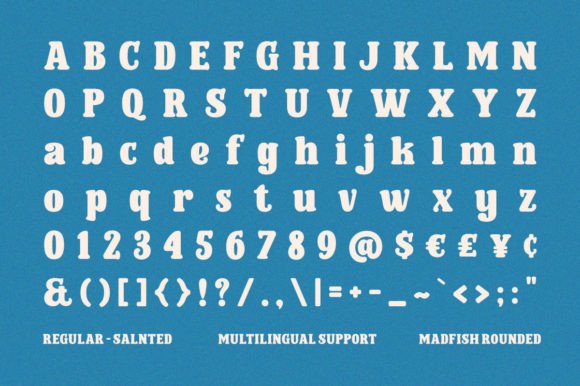 Madfish Typeface Font PNG with transparent background - Preview 6