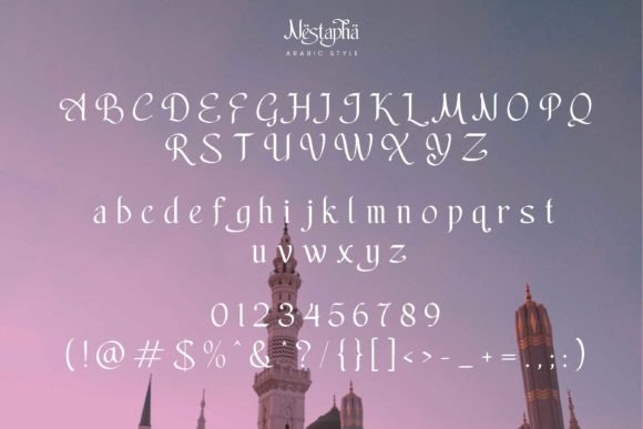 Nestapha Font PNG with transparent background - Preview 1