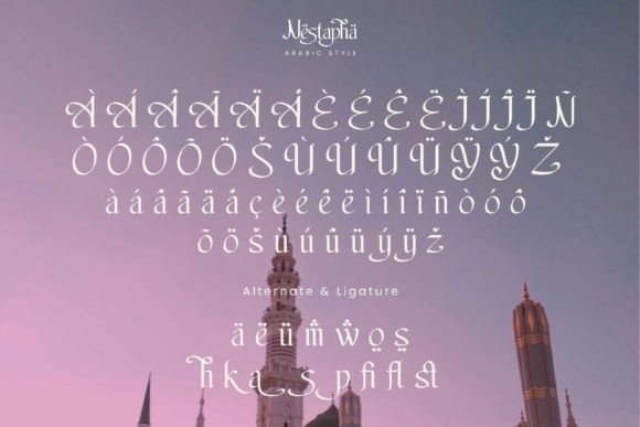 Nestapha Font PNG with transparent background - Preview 2