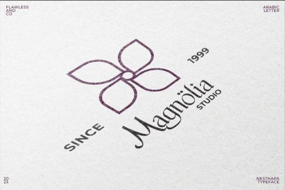 Nestapha Font PNG with transparent background - Preview 5