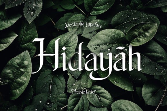 Nestapha Font PNG with transparent background - Preview 6