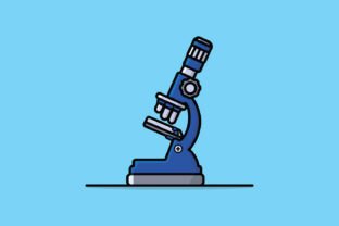Microscope Vector Graph Science Laboratory Microscope Vector. Graphic by ahsanalvi · Creative ...