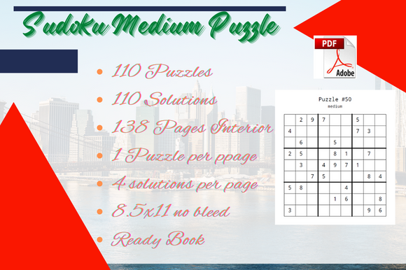 Sudoku Puzzles for Kids KDP Interior Graphic by DeSign · Creative Fabrica