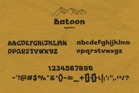 Batoon Font - Preview 1