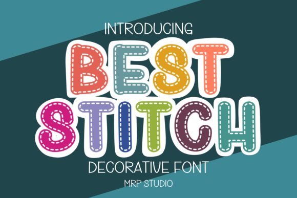 Preview specimen of Best Stitch decorative font