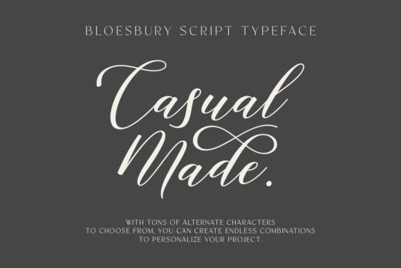 Bloesbury Font - Preview 2