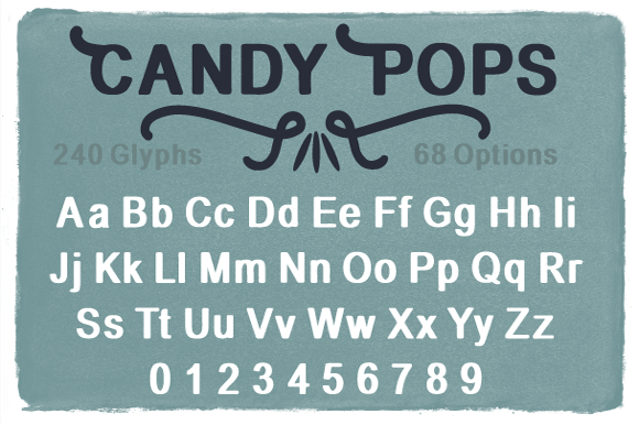 Candy Pops Font - Preview 1