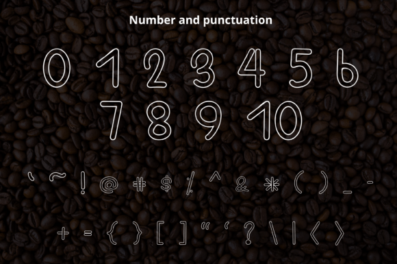 Coffee Cake Font - Preview 2