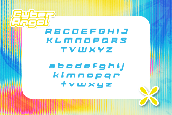 Cyber Angel Font font preview - 1