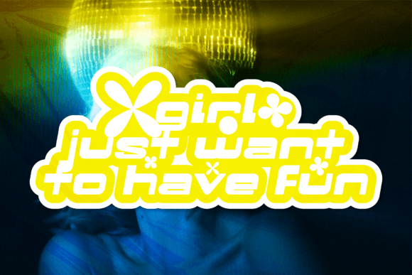 Cyber Angel Font font preview - 4