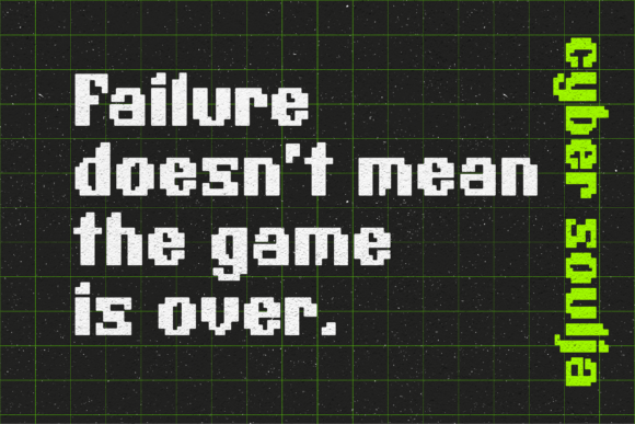 Cyber Soulja Font PNG with transparent background - Preview 2