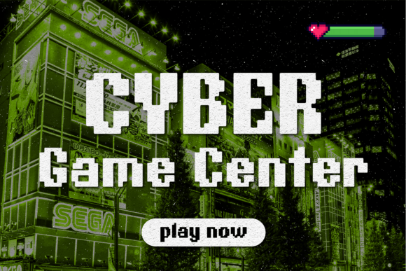 Cyber Soulja Font PNG with transparent background - Preview 3