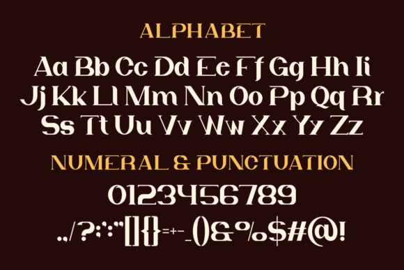 Dagon Scale Font - Preview 1