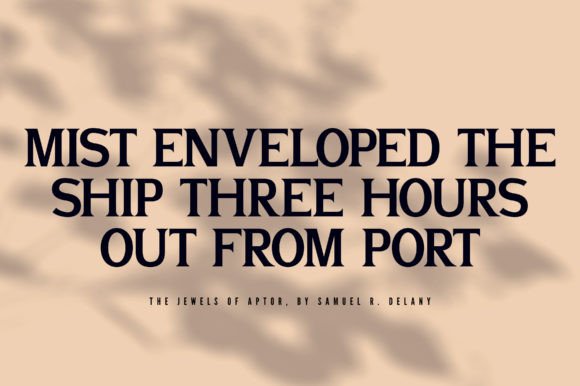 Ferium Font - Preview 3