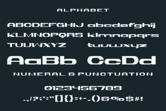 Hibora Font PNG with transparent background - Preview 1