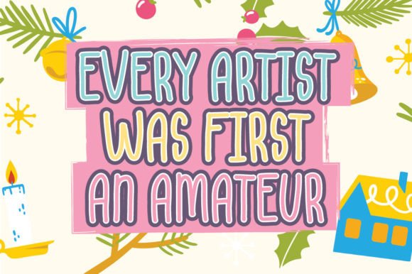 Long December Font PNG with transparent background - Preview 1