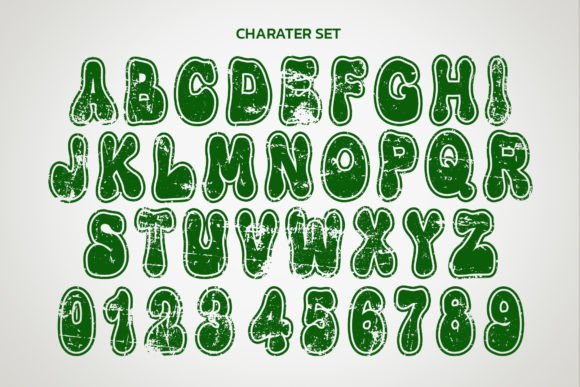 Retro V3 Font PNG with transparent background - Preview 6