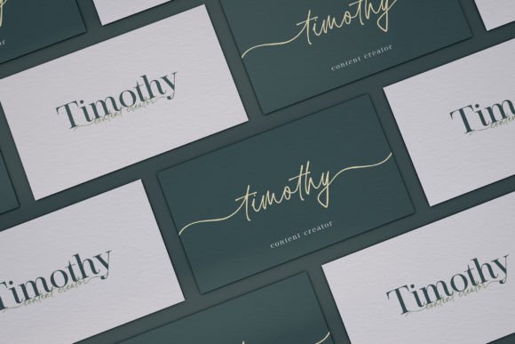Romantis Scene Font PNG with transparent background - Preview 4