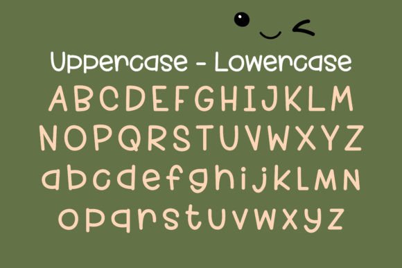Smiley Thanks Font PNG with transparent background - Preview 2