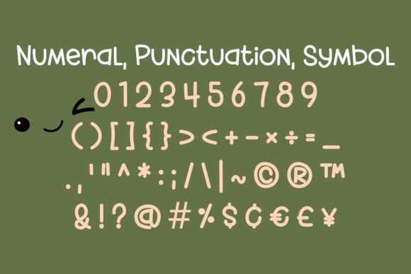 Smiley Thanks Font PNG with transparent background - Preview 3