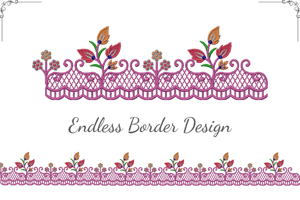 Traditional Indian Border