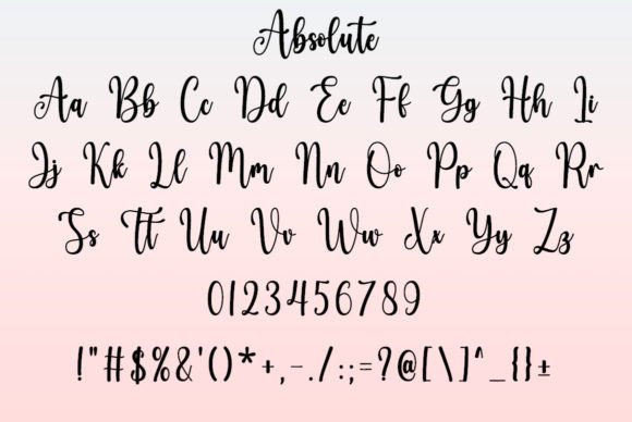 Absolute Font - Preview 4
