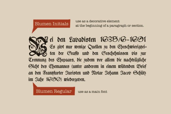 Blumen Font - Preview 2