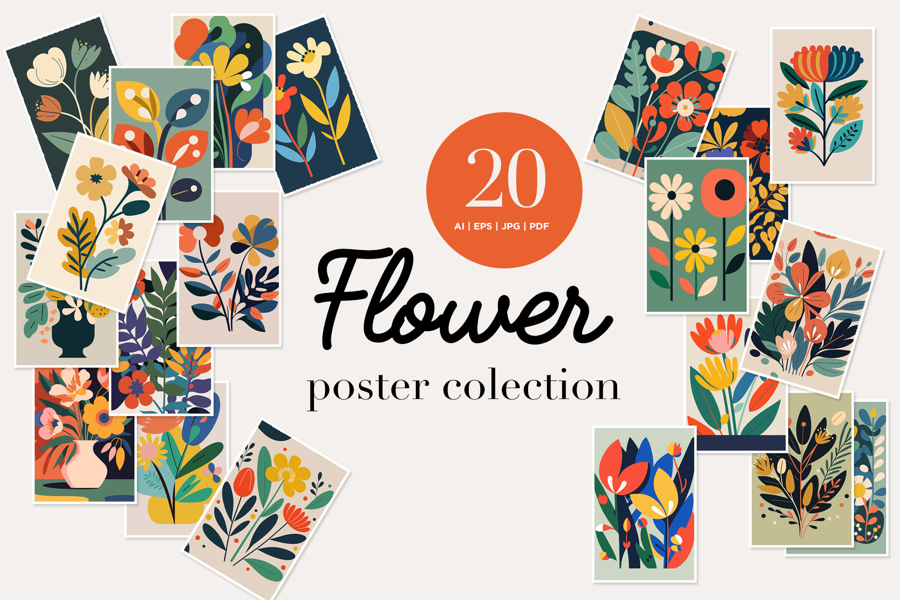 Botanical Flower - Poster Colection