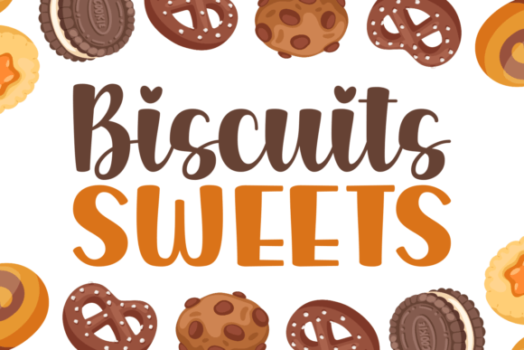 Chocolate Bread Font - Preview 1