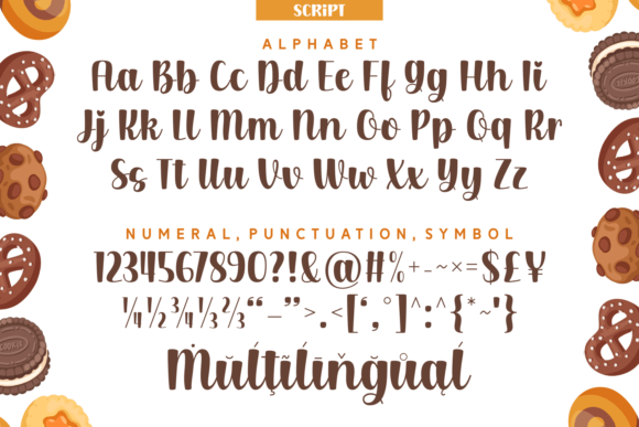 Chocolate Bread Font - Preview 6