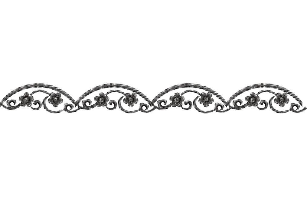 Elegant Floral Border