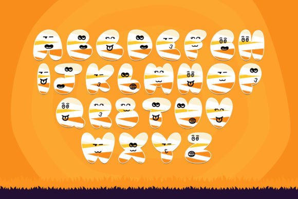 Funny Mummy Font - Preview 1