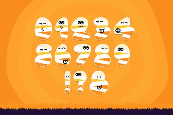 Funny Mummy Font - Preview 2