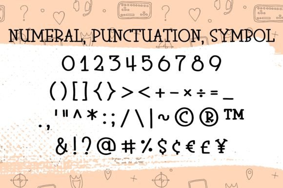 Gamer Girlfriend Font PNG with transparent background - Preview 3