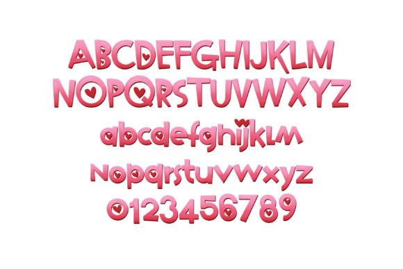 Jovial Love Font PNG with transparent background - Preview 1