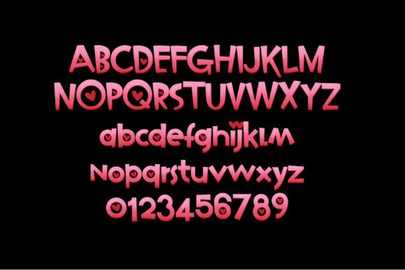 Jovial Love Font PNG with transparent background - Preview 2