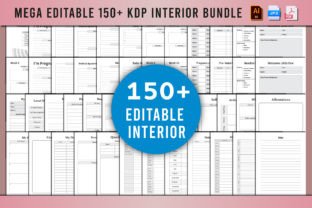 Mega Editable 150+ KDP Interior Bundle Graphic by Shumaya · Creative ...