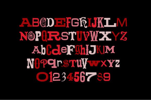 Mixy Moonstruck Font PNG with transparent background - Preview 2