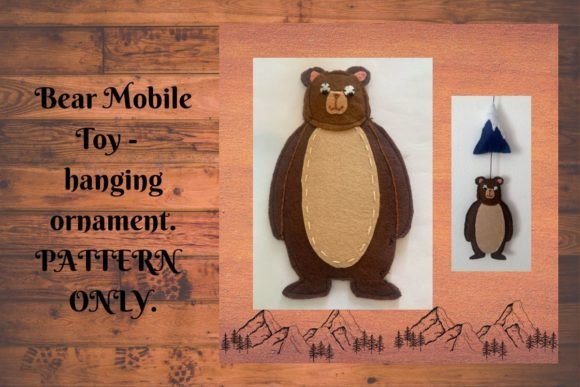 PATTERN ONLY Bear Toy