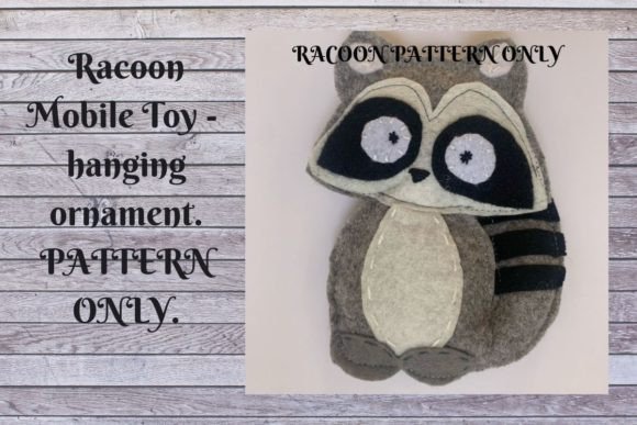 PATTERN ONLY Racoon Easy Sewing