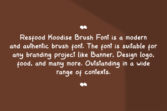 Resfood Koodise Font PNG with transparent background - Preview 3