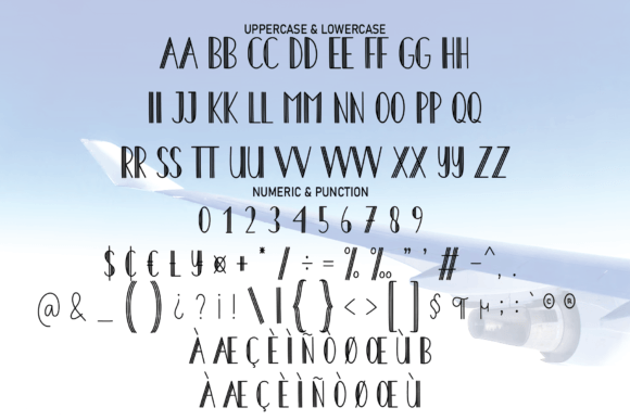 Aircraft Font - Preview 5